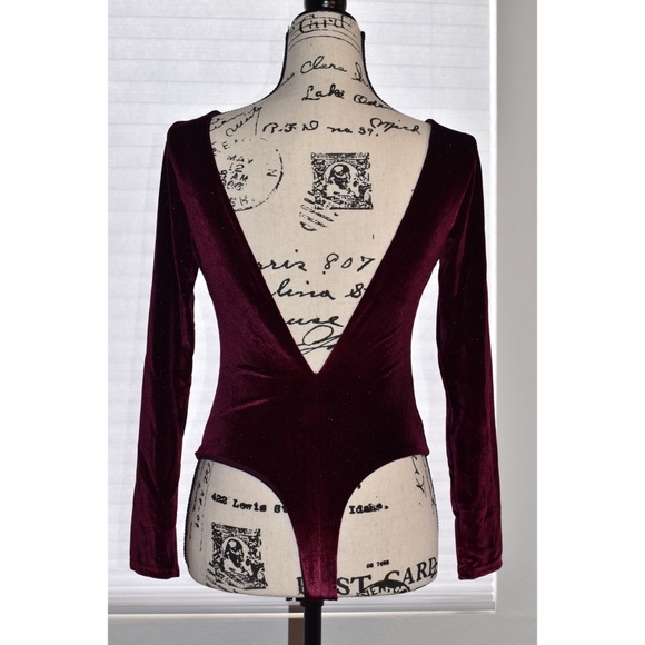 Purple/dark purple fancy bodysuit - Picture 6 of 8